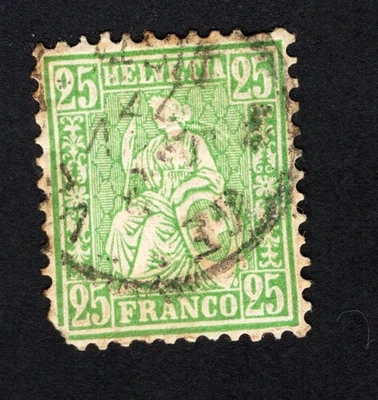 Switzerland 1881 stamp Mi# 41 used CV=120$ - Image 1 of 2
