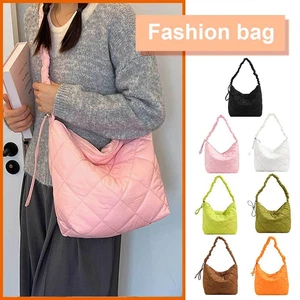 Women Large Capacity Handbag Quilted Handbag Shoulder Bag for Office School Work - Picture 1 of 33