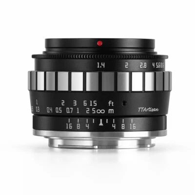 TTArtisans 23mm F1.4 APS-C Lens for Fujifilm Fuji X S10 XPro3 XT4 X-H1 X-T3 X-A1 - Image 1 of 4