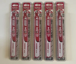 Lot Of 15 Diablo 9" Reciprocating Saw Blades 5pck Thick Metal Carbide DS0908CF3 - Picture 1 of 1