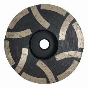 4" 3-Step Diamond Grinding Cup Wheel for Granite, Engineered stone, Concrete - Picture 1 of 3