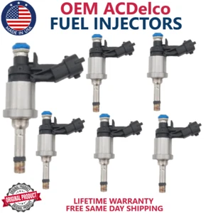 x6 OEM ACDelco Fuel Injectors For 2010, 2011 Chevrolet Camaro 3.6L V6 #12638530 - Picture 1 of 4