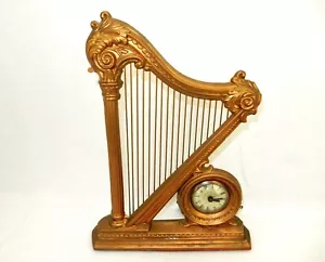 Orologio Sessions United Harp, cappotto, mensola, pianoforte, tonalità oro, solo parti, CLK-01 - Foto 1 di 13