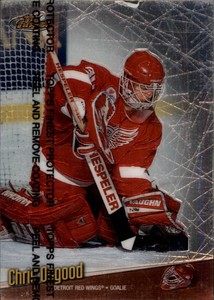 1998-99 Finest Red Wings Hockey Card #76 Chris Osgood