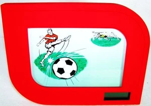 Bilderrahmen Fußball + Digitaler Wecker Uhr Neu Posten - Bild 1 von 1