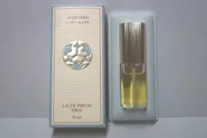 d34) Vintage Damen Duft Estee Lauder TWhite Linen Eau de Parfum Spray OVP 15ml - Bild 1 von 7