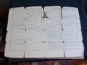FOGLIO DI CONGEDO ILLIMITATO ANNO 1932 - Foto 1 di 6
