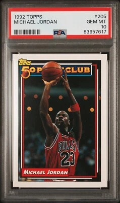 Next Item 2003 UPPER DECK 299 MICHAEL JORDAN CHECKLIST PSA 10 LOW POP - Image 1 of 2