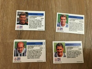 PRO-SET FOOTBALL TRADING CARDS - 1991-1992 -BRIGHTON & HOVE ALBION CARDS