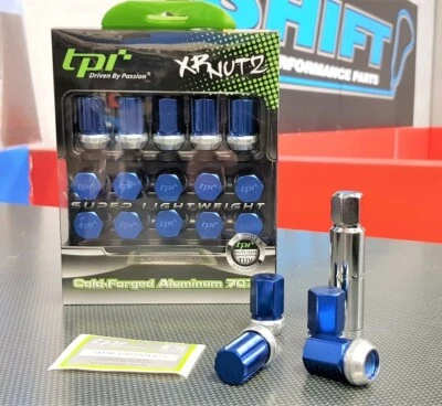 tpi Blue XR Racing Wheel Nuts - Suits M12x1.25 Nissan, Subaru, Suzuki - Imagem 1 de 4