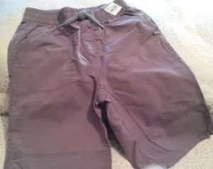 Boys' SONOMA Castlerock Gray Elastic Waist Shorts Sizes 4 or 5 New With Tags - Picture 1 of 6