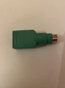 USB Female to PS/2 Male (genuine MS) Mouse/Keyboard Converter Adapter - New - Picture 1 of 3
