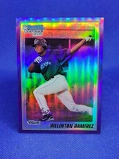 2010 Bowman Chrome Prospects Purple Refractor /999 Welinton Ramirez #BCP35