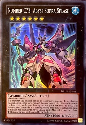 Number C73: Abyss Supra Splash DRLG-EN041 Unlimited Super Rare MP - Image 1 of 4