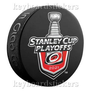 Disco de hockey de recuerdo de recuerdo de la NHL 2021 Stanley Cup Playoffs Carolina Hurricanes - Imagen 1 de 2