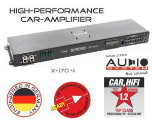B-Ware Audio System X-170.4 Endstufe 4-Kanal Verstärker 1960 Watt RMS - Bild 1 von 12