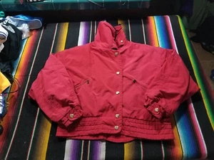 Bogner Distressed Missing 1 Button Snap Jacket Size Small 21.5x21.5 - Picture 1 of 11
