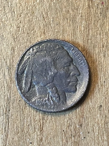 1914D Buffalo Nickel VF Cover
