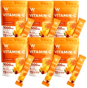 6 X Wink White Vitamin C Plus Powder Drink Dietary Supplement - Picture 1 of 9