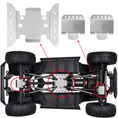 Metal  Chassis Plate+Axle Cover  for AXIAL 1/6 SCX6 JEEP JLU WRANG LER 4WD - Image 1 of 4