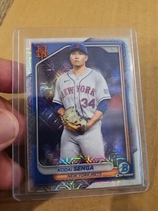 2024 Bowman Chrome Mojo Kodai Senga #1 New York Mets - Picture 1 of 3