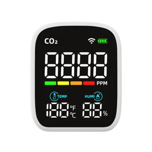 LED Air Quality TesterTemperature &Humidity Test Meter PV28-AW APP Control W5C3 - Picture 1 of 12