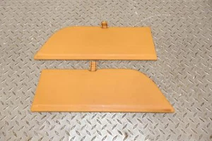 10 Aston Martin V8 Vantage Pair LH&RH Rear Storage Door Trims (Sahara Tan) - Picture 1 of 17