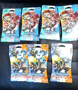 Digimon Release Special Booster PACK LOT Version 1.5 trading card game BT01-03 E - Picture 1 of 2