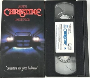 Christine VHS 1995 Horror Stephen King John Carpenter Columbia Tristar - TESTED - Picture 1 of 2