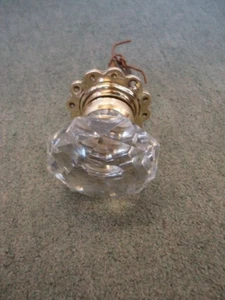 Quality Large Glass & Brass Front Door Knob - Picture 1 of 4