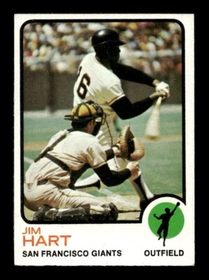 1973 Topps #538 Jim Hart Giants EX+ *9v - Image 1 of 2