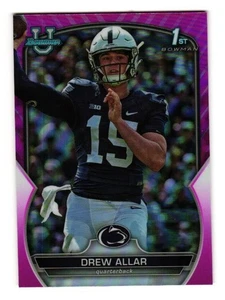 2022 Bowman University Chrome #59 Drew Allar Penn State Nittany Lions - Bild 1 von 2