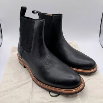 Botas Chelsea Nisolo Mujer 8.5 US Carmen Cuero Negro Botines Venta al por menor $250 Foto 1 de 4