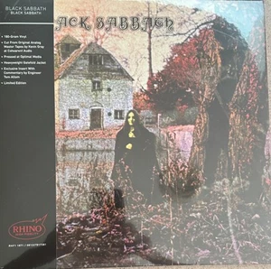Black Sabbath s/t Rhino High Fidelity 180g AAA VINYL Unnumbered New SEALED - Picture 1 of 6