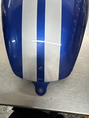 Harley Davidson V Rod 2004 cubierta de caja de aire azul impacto usada 66108-04bbp Foto 1 de 4