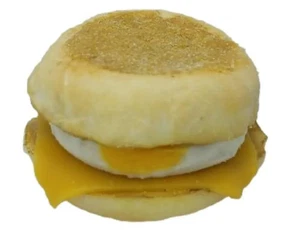 Fake Food Prop Egg & Cheese Breakfast McMuffin Sandwich - Picture 1 of 2