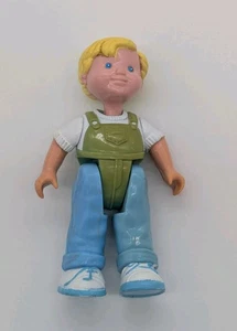 Vtg Fisher Price Loving Family Dollhouse Blonde Boy Brother Figure 1993 - Picture 1 of 7