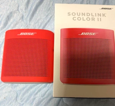 SoundLink Color Bluetooth speaker II Drip-proof  Coral Red Compact Speaker Japan - Image 1 of 4