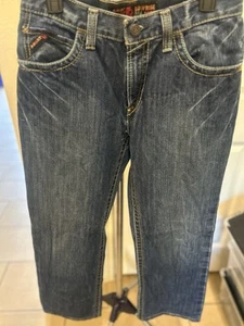 Ariat FR Jeans Uomo 30x32 Blu Vita Bassa M4 Bootcut Fiamma Resistente Lavoro Denim - Foto 1 di 8