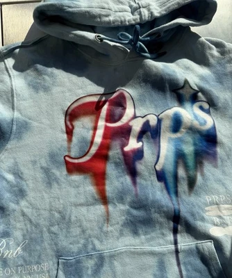 Sudadera con capucha para hombre mediana ~ PRPS querubín tie dye Foto 1 de 4