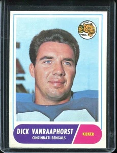 1968 Topps Football # 70 Van Raaphorst NM-MT Near Mint to Mint - Picture 1 of 2