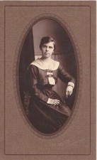 PAULINE BERQUIST CABINET CARD PHOTO - Boothbay Harbor, Maine