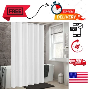 !ALYVIA SPRING! Shower Curtain Fabric Liner Waterproof Soft, Light-weight Superb - Picture 1 of 8