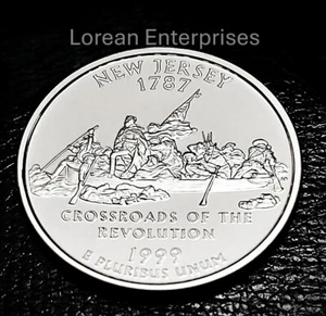 1999 S Statehood Quarter-New Jersey- 90% SILVER ✼PROOF✼ - Picture 1 of 4