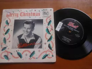 PAT BOONE MERRY CHRISTMAS SILENT NIGHT JINGLE BELLS 45rpm 7" 4 track XMAS RECORD - Picture 1 of 2