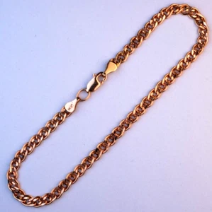 Armband 21,5 cm, Nonna, Diamantschliff, Rotgold 585° + Schmuck-Etui - Bild 1 von 3