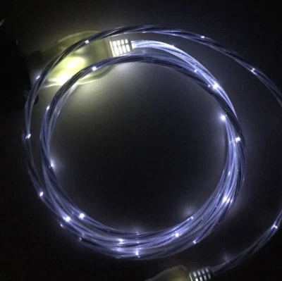 FLOW LED Light-up Micro USB Charger Data Cable for Samsung Galaxy S6+ S7 Note 4 - Image 1 of 4