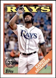 2023 Topps Series 1 1988 35th Anniversary T88-31 Randy Arozarena Rays - Picture 1 of 1
