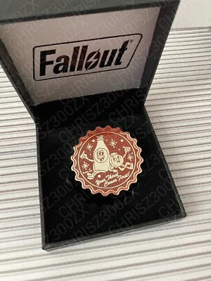Fallout 4 76 Nuka Cola Thirst Comes First Bottle & Cappy Cap 硬币公仔代币 — 第 1/4 张图片