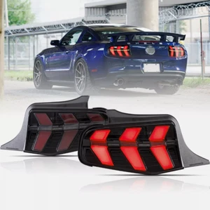 Luces traseras LED de humo con lámpara trasera secuencial para Ford Mustang 2010-2012 2011 - Imagen 1 de 10